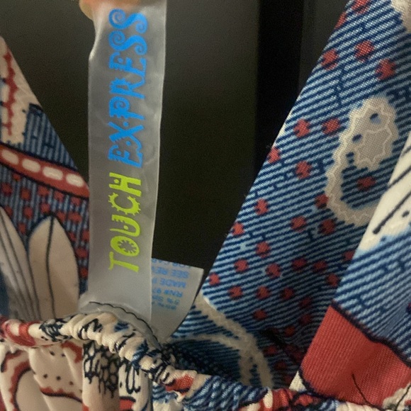 Touch Express boho wide leg jumpsuit size small - Picture 9 of 9